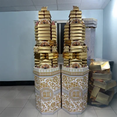 豪華金紋巨無霸金磚塔-1