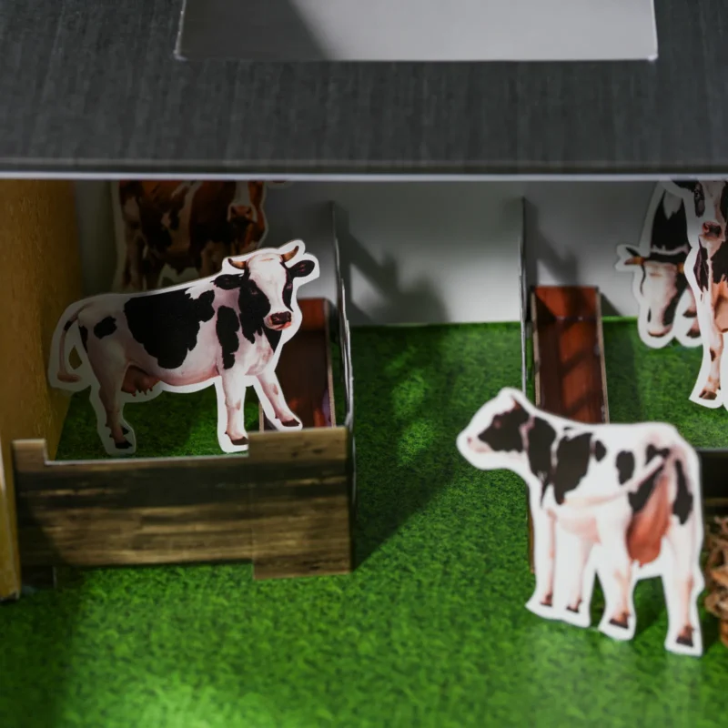 客製紙紮牧場農舍-15