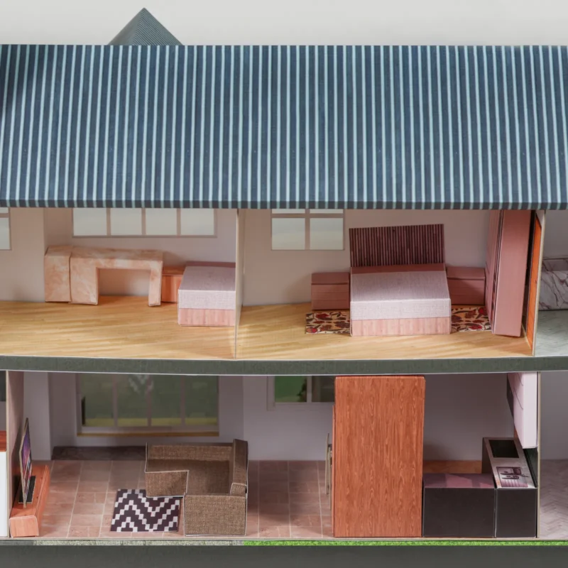 客製紙紮牧場農舍-17