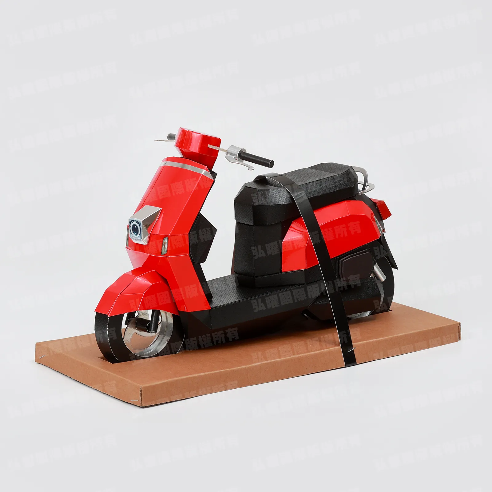 紙紮CUXI機車(紅)-1