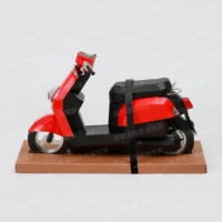 紙紮CUXI機車(紅)-3