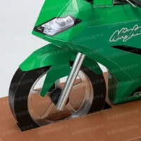 紙紮Ninja250R忍者重機(綠)-5