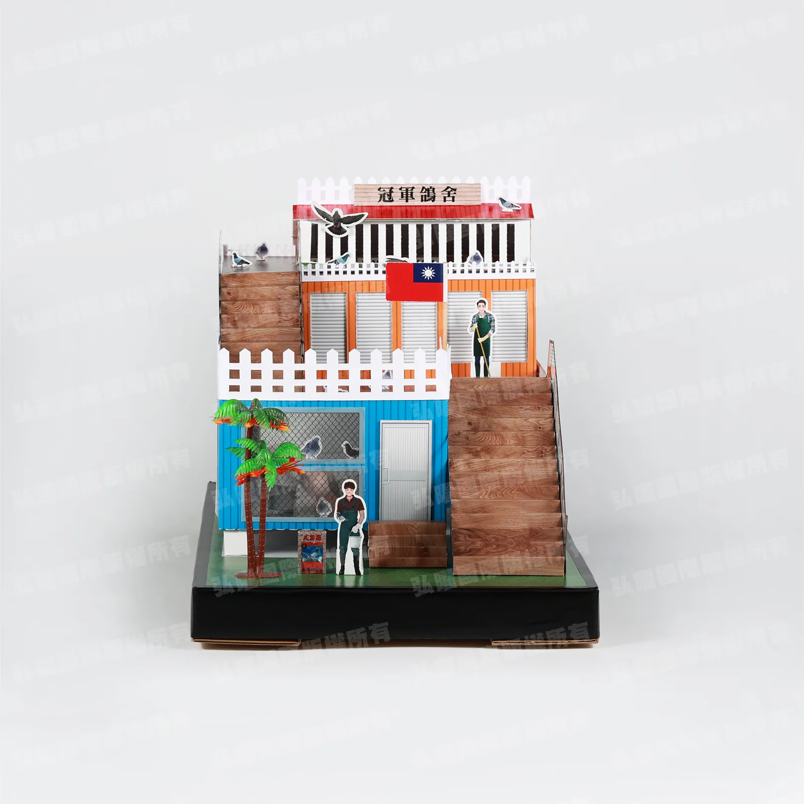 紙紮冠軍鴿舍-1 紙紮冠軍鴿舍-1