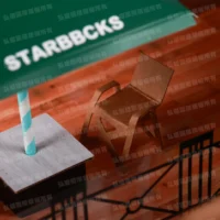 紙紮景觀星巴克-10