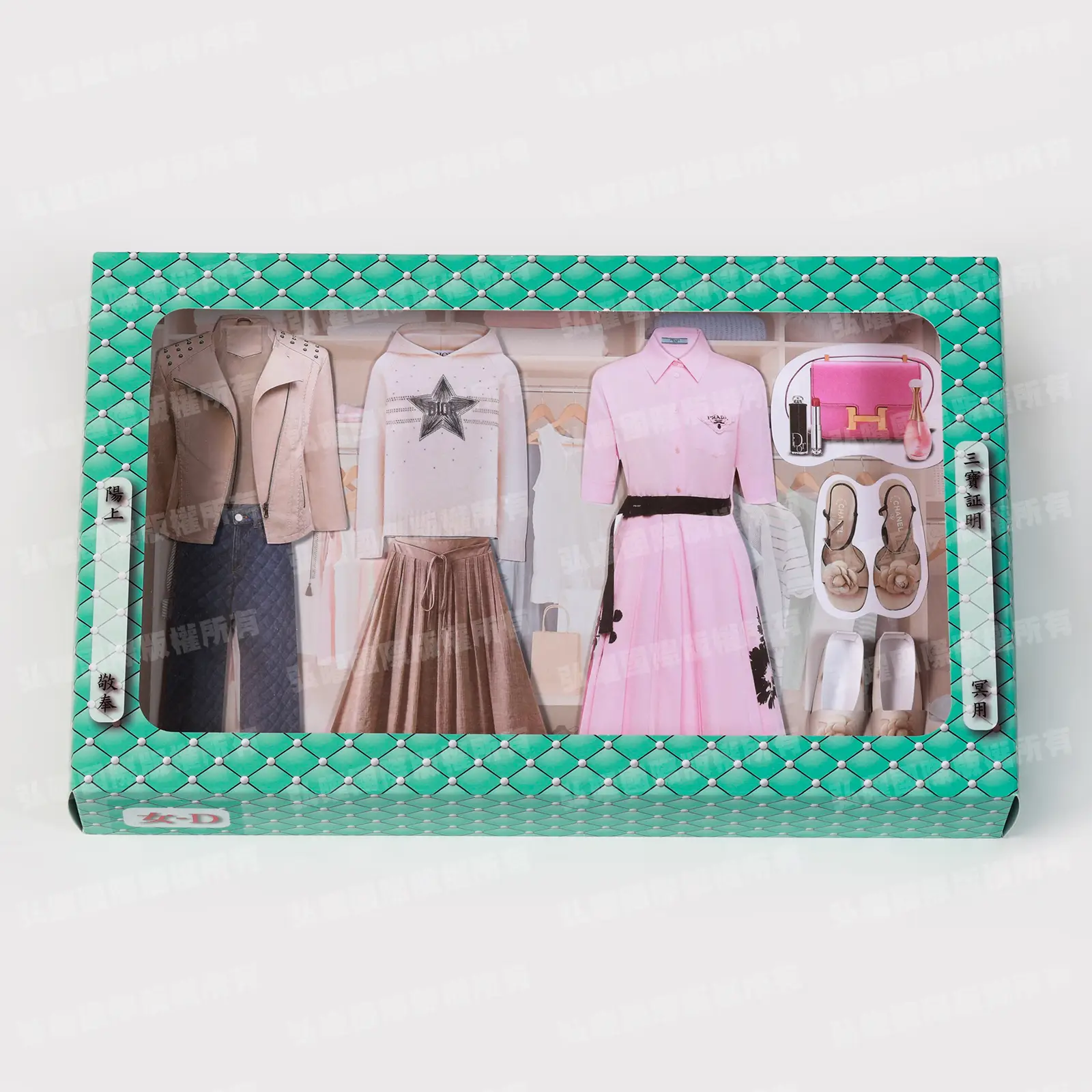 紙紮現代女裝優雅時尚風(D)-1