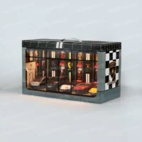 紙紮精緻超跑車庫-3