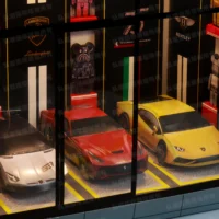 紙紮精緻超跑車庫-5