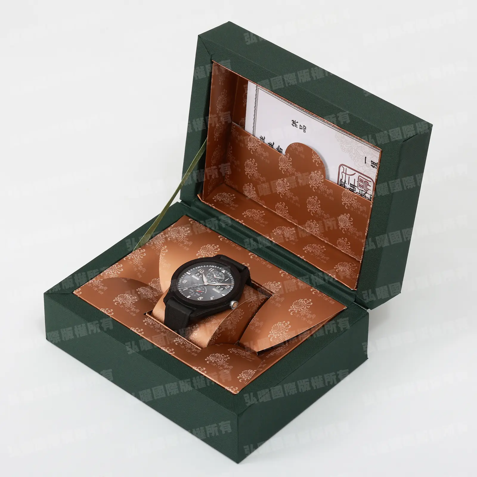 紙紮萬國男手錶(黑)-1