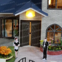 紙紮誼居園別墅(藍)-8