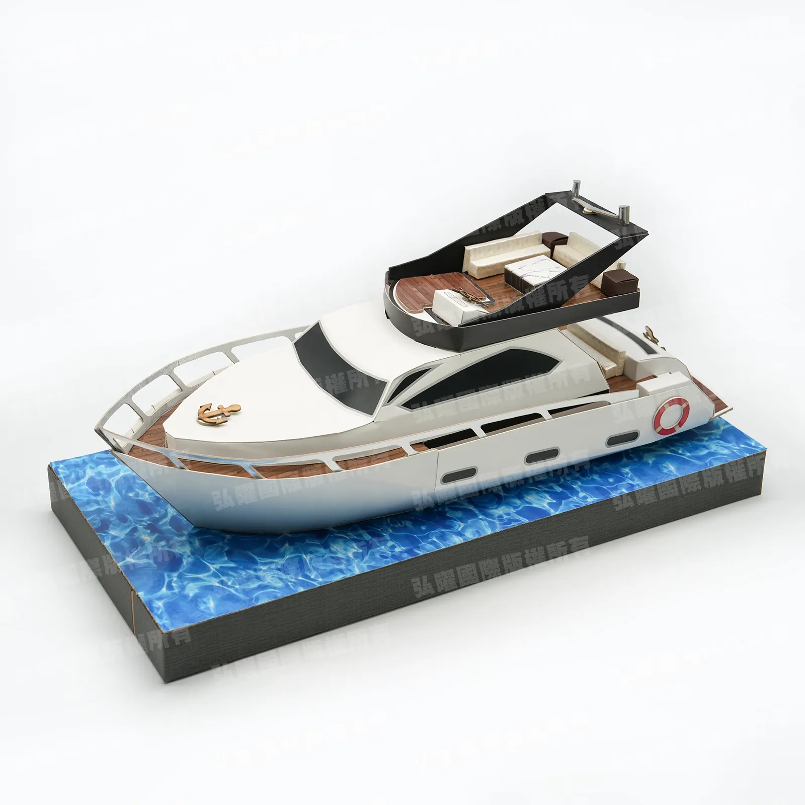 紙紮豪華遊艇-1