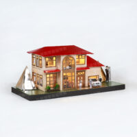 紙紮迷你金銀屋開燈-2