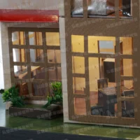 紙紮迷你金銀屋開燈-6